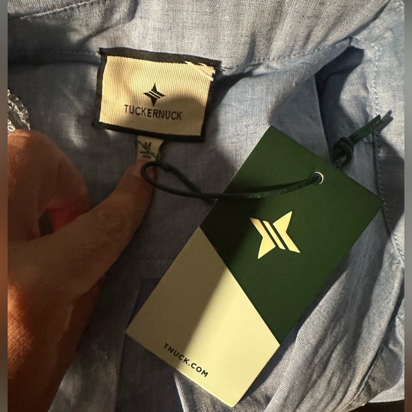 NWT Tuckernuck Chambray Callahan Shirt Dress M - Picture 3 of 5